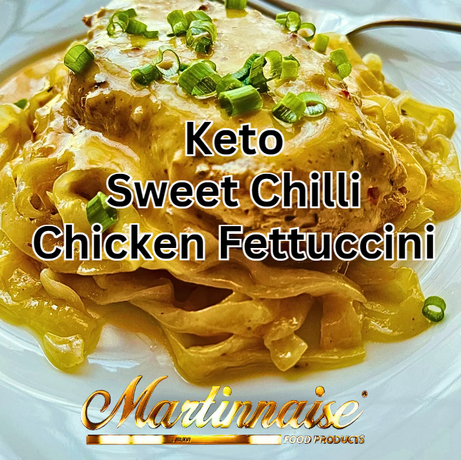 Let's make Sweet Chilli Chicken Fettuccini - low carb-style