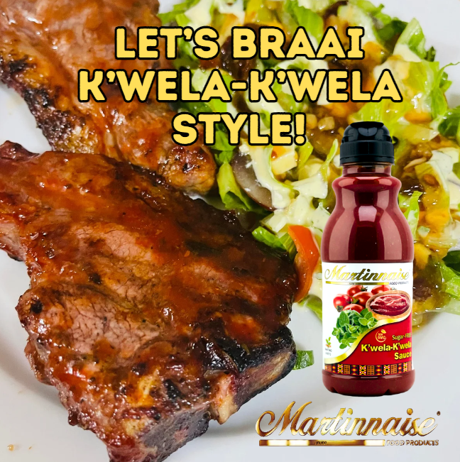 Let's Braai K'wela-K'wela-style with this sauce as only us South Africans can!