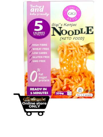 Gigi's Konjac Noodles 270g - Keto/Banting/Vegan