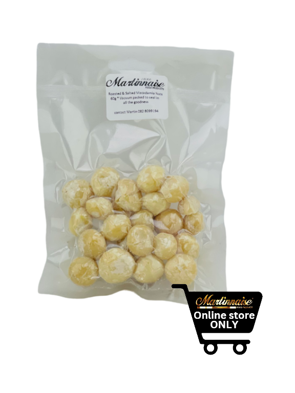 Macadamia Nuts Roasted & Salted 60g Martinnaise Food Products